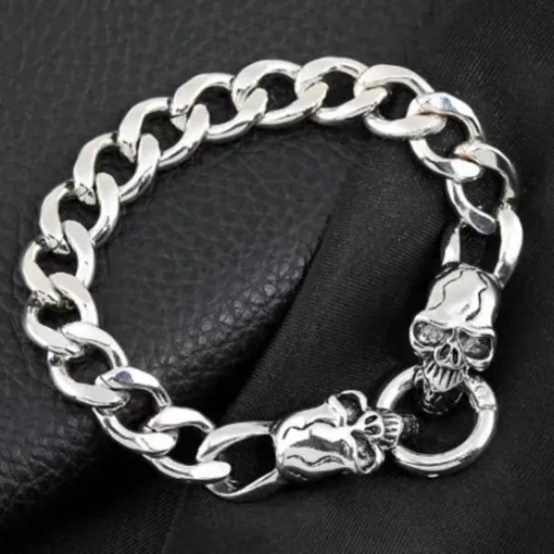 Erkek Kuru Kafa Kalın Zincir Bileklik
