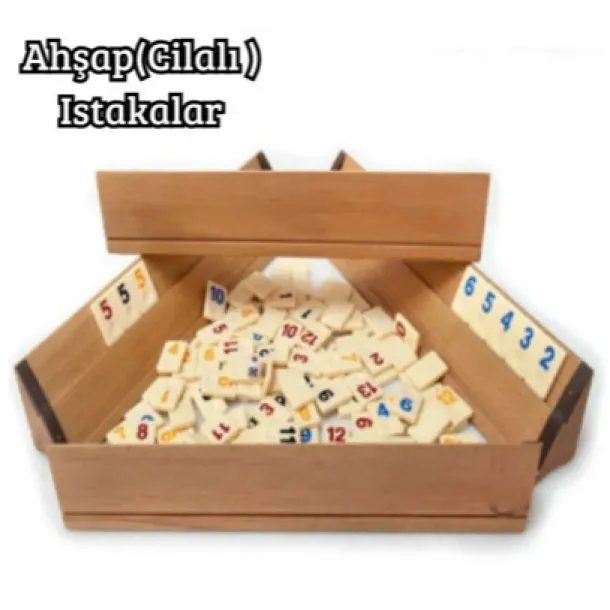 Büyük Boy Ahşap Okey Takımı