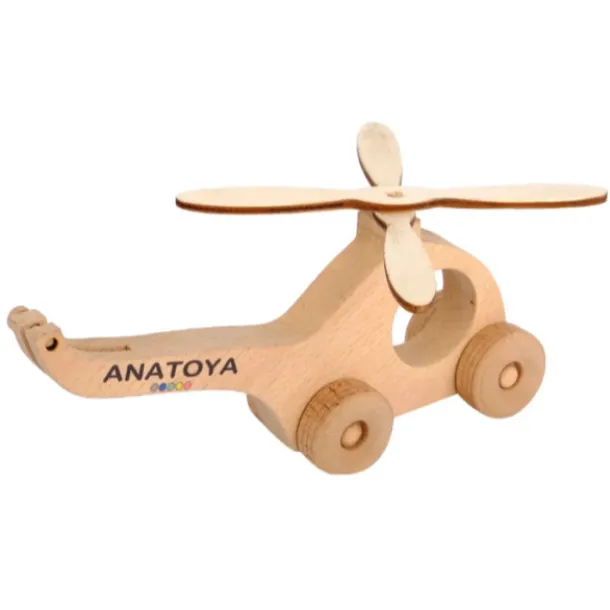 AHŞAP 2 BOYUTLU HELİKOPTER - ANTYAHSHLK1 - Standart